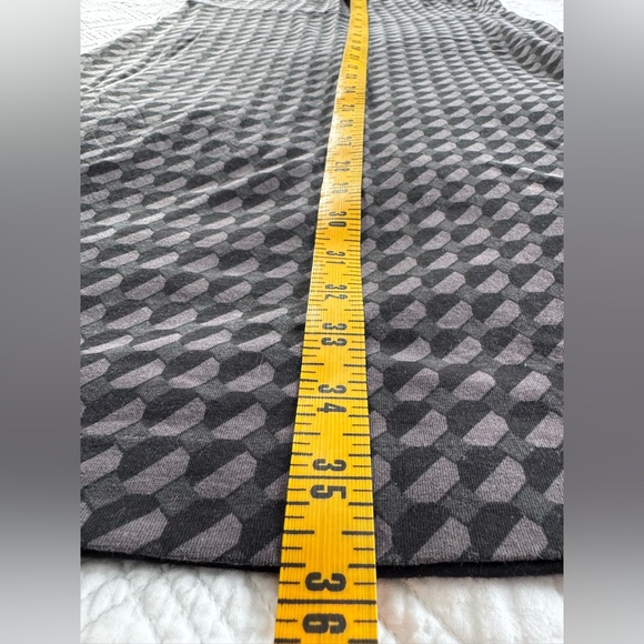 Boden Black Cowl Neck Geometric Cotton Lined Summer Midi Dress Size 6 - Picture 9 of 9